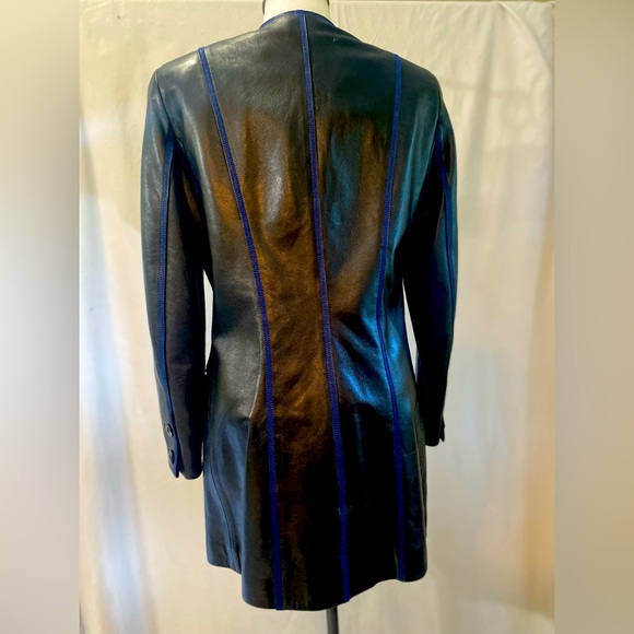 ESCADA BY MARGARETHA LEY LEATHER JACKET - Picture 3 of 8